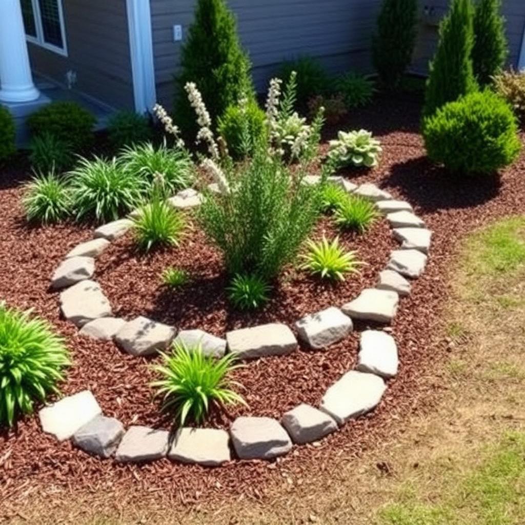 Stone Border Installation